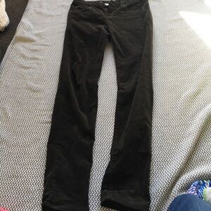 Thick straight leg cords